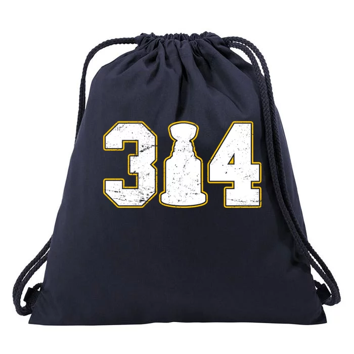 314 Hockey St. Louis Champions Drawstring Bag