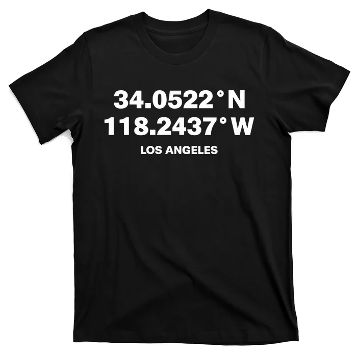 34.0522n 118.2437w Los Angeles T-Shirt