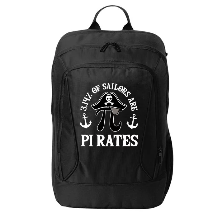 3 14 Percent Of Sailors Are Pi Rates Funny Pirates Pi Day Gift City Backpack