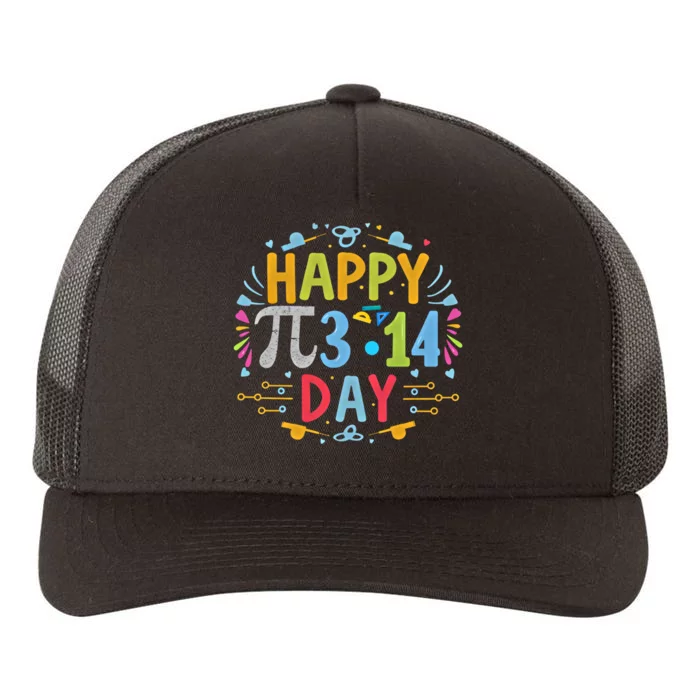 3 14 Pi Day Pie Day Pi Symbol For Math Lovers And Gift Yupoong Adult 5-Panel Trucker Hat