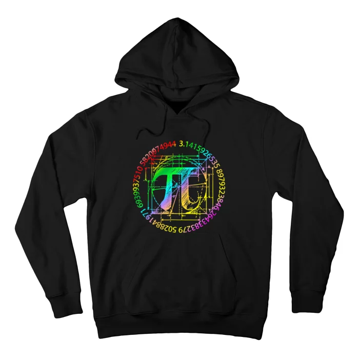 3 14 Pi Math Teacher Happy Pi Day Gift Hoodie