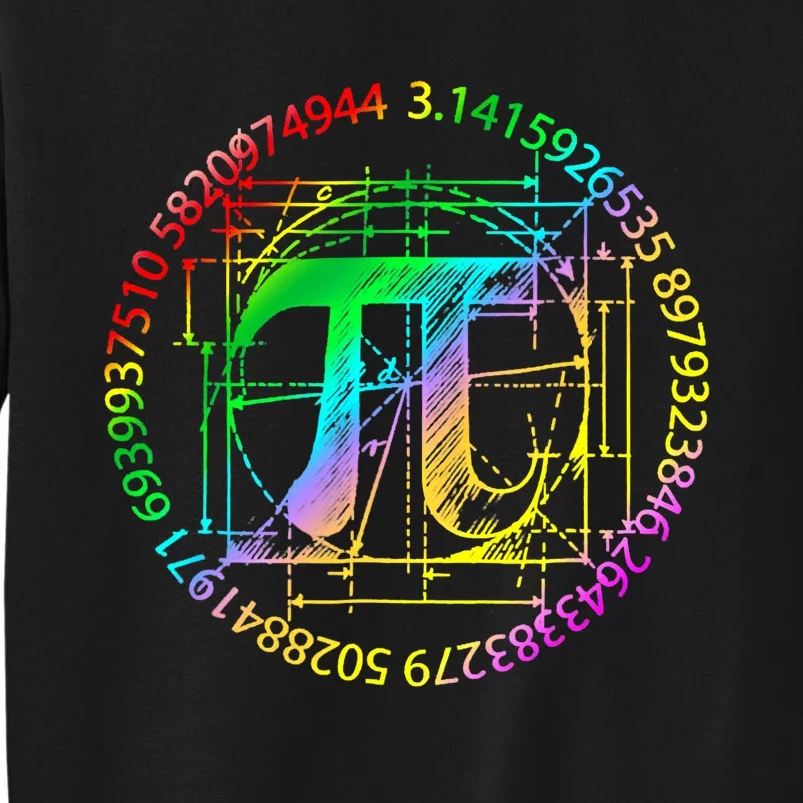 3 14 Pi Math Teacher Happy Pi Day Gift Sweatshirt