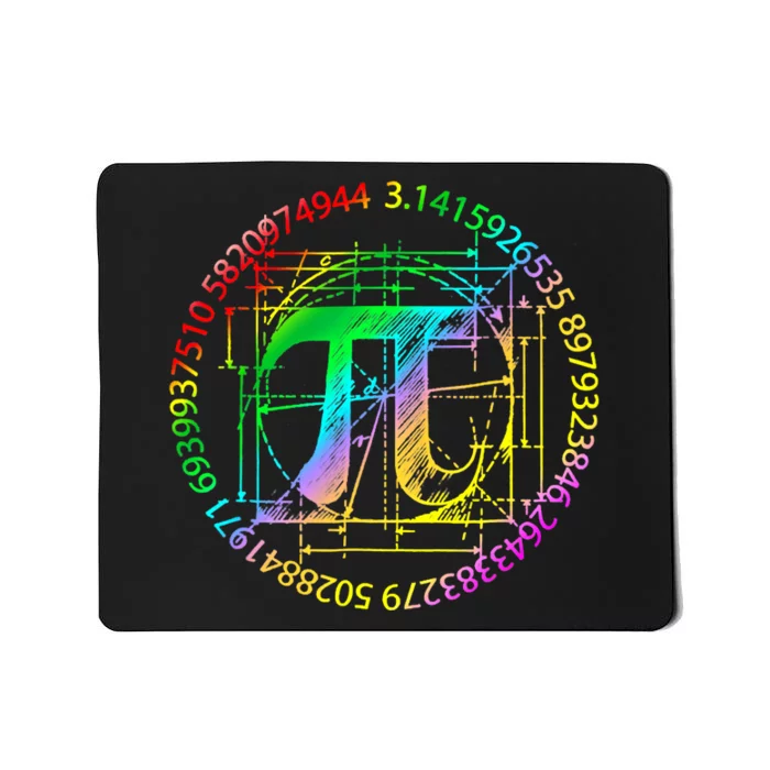 3 14 Pi Math Teacher Happy Pi Day Gift Mousepad