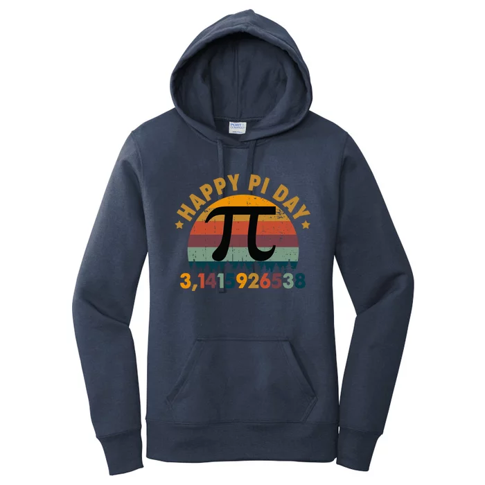 3 14 Pi Math Teacher Happy Pi Day Cool Gift Women's Pullover Hoodie