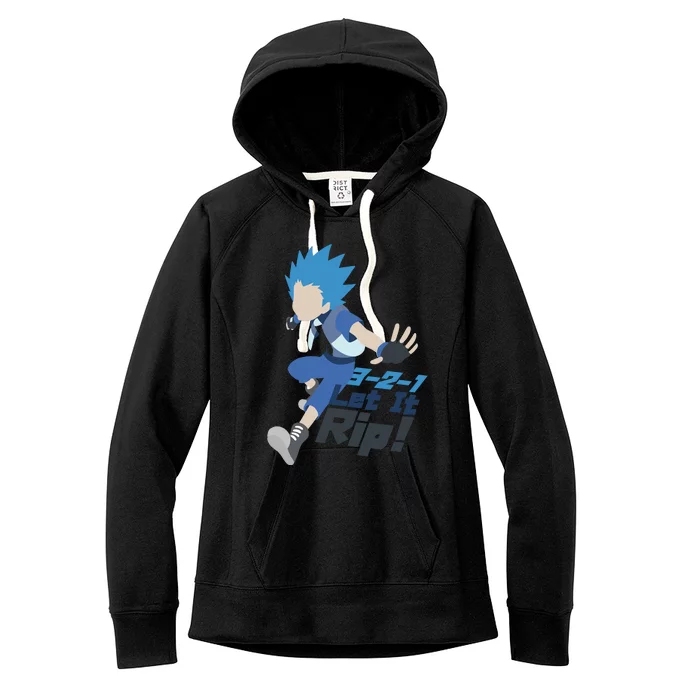 321 Let It Rip Anime Women's Fleece Hoodie