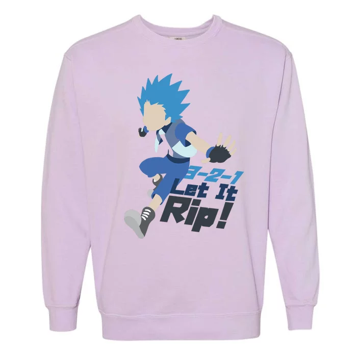 321 Let It Rip Anime Garment-Dyed Sweatshirt