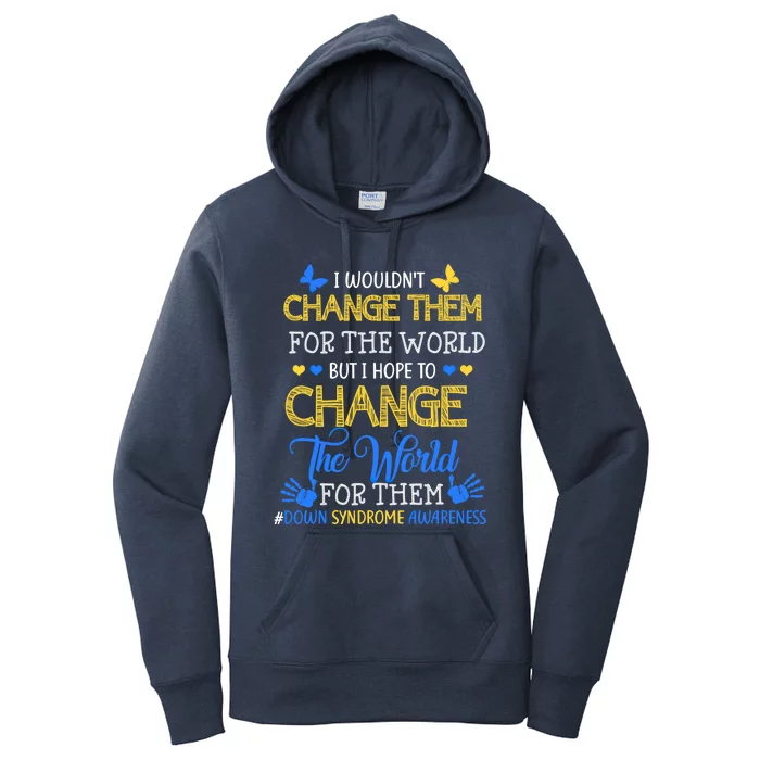 3 21 Down Syndrome Awareness Gift Advocate Teacher Parent Cute Gift Women's Pullover Hoodie