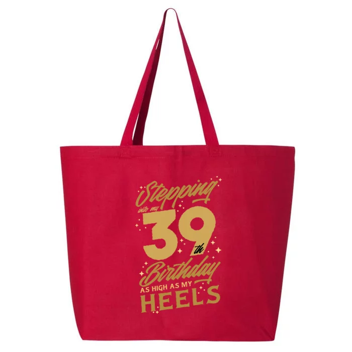 39th Birthday High Heels 25L Jumbo Tote