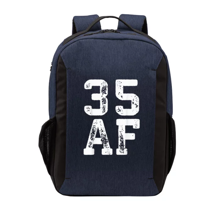 35 AF 35th Birthday Shirt shirt Vector Backpack