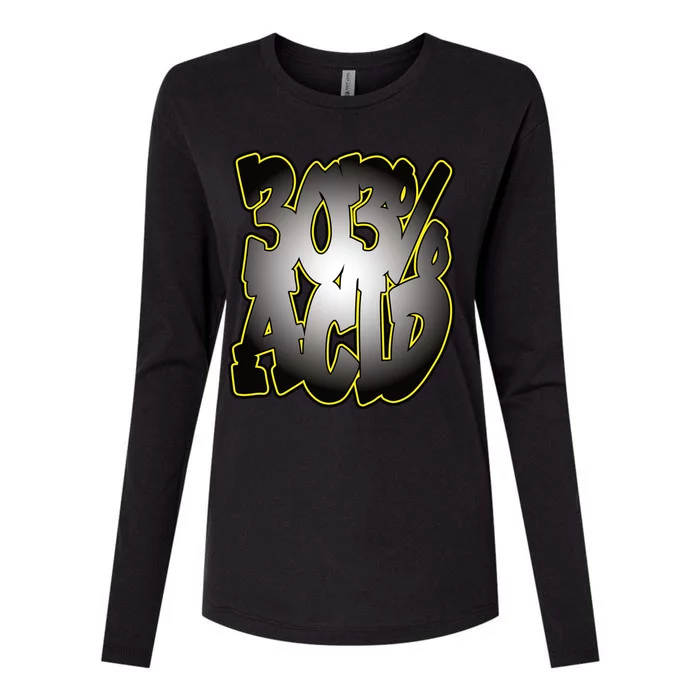 303% Acid House | Acid Techno Womens Cotton Relaxed Long Sleeve T-Shirt