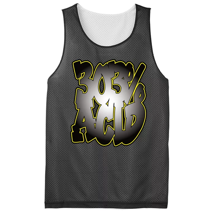 303% Acid House | Acid Techno Mesh Reversible Basketball Jersey Tank