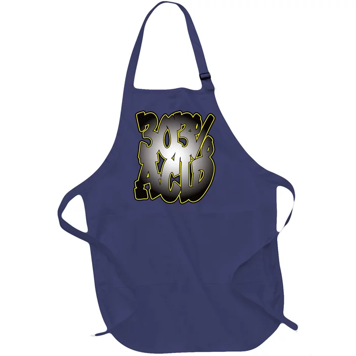 303% Acid House | Acid Techno Full-Length Apron With Pocket