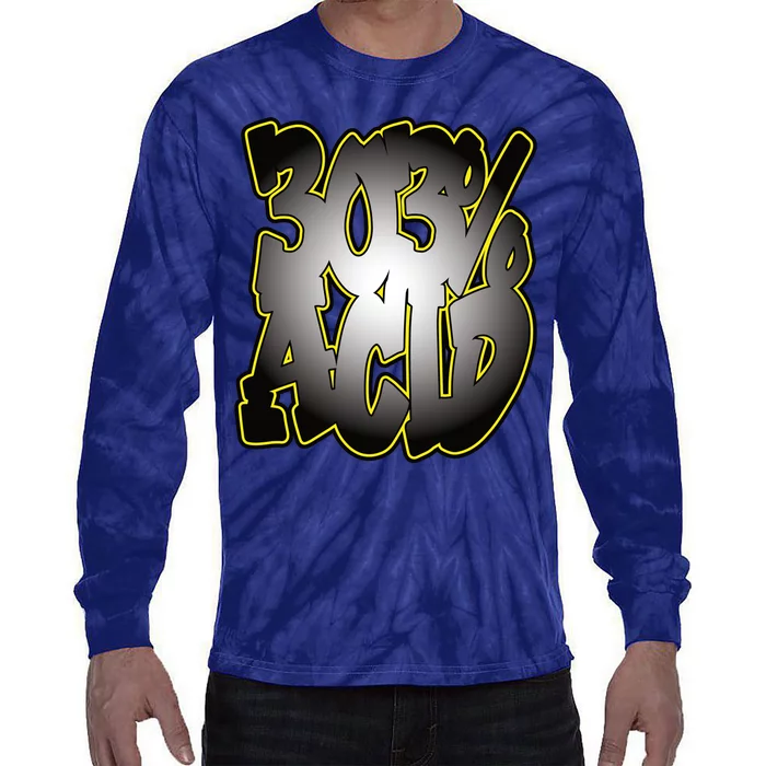 303% Acid House | Acid Techno Tie-Dye Long Sleeve Shirt