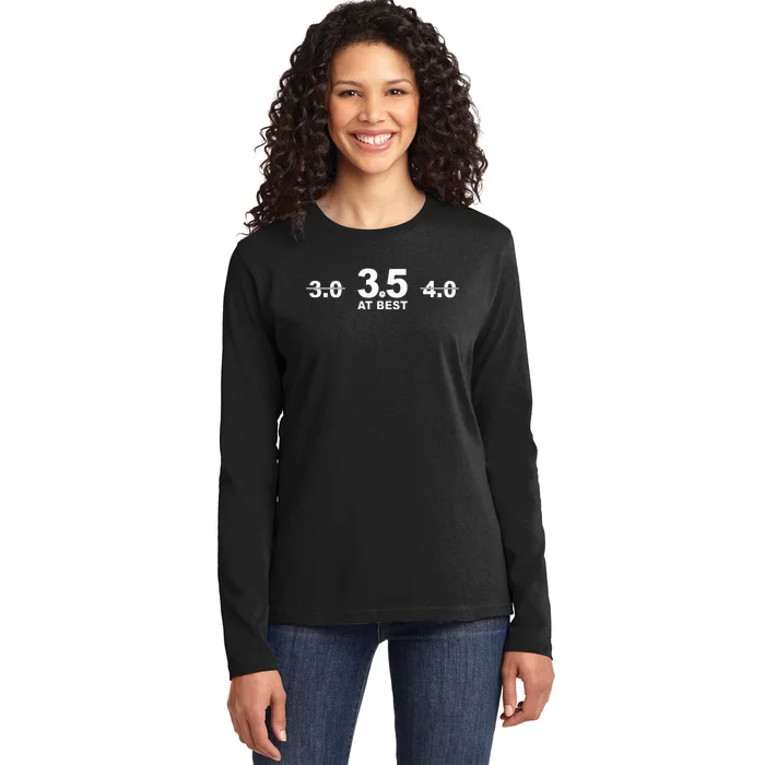 3.5 At Best Pickleball Ladies Long Sleeve Shirt