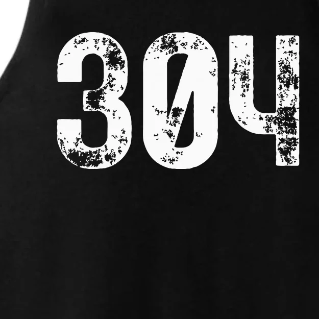 304 Area Code West Virginia Mobile Telephone Area Code 304 Ladies Tri-Blend Wicking Tank