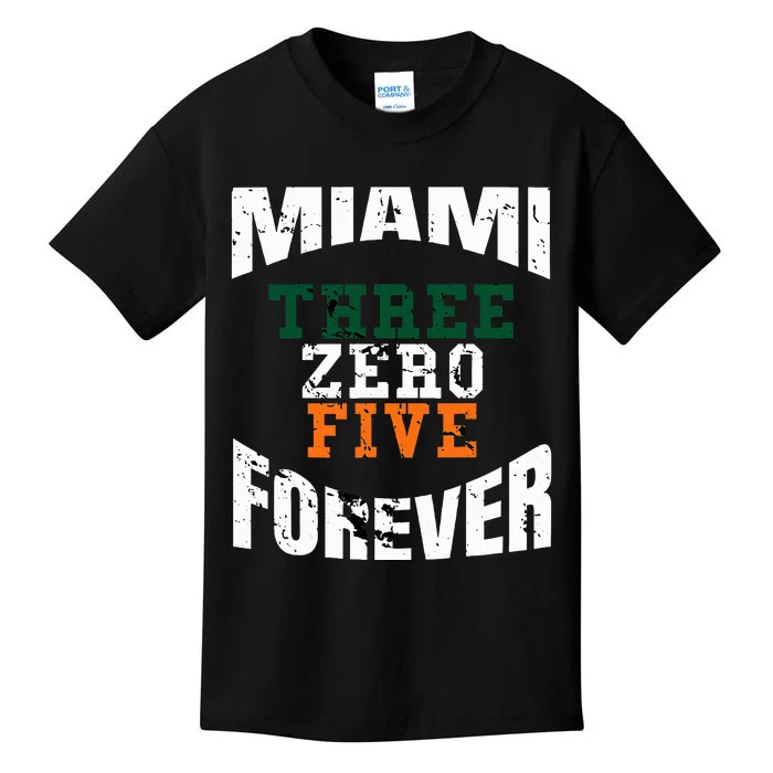 305 Area Code Three Zero Five Miami Kids T-Shirt