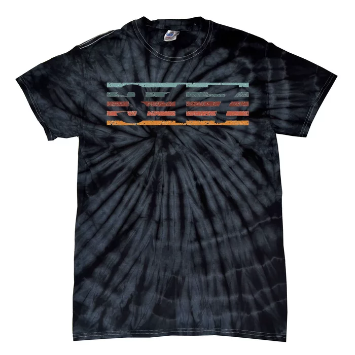 317 Area Code Retro Indiana Greenwood Tie-Dye T-Shirt