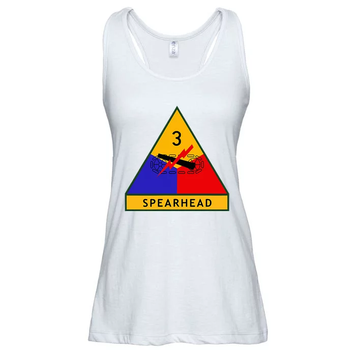 3rd Armored Division Army Wwii Spearhead Ladies Essential Flowy Tank