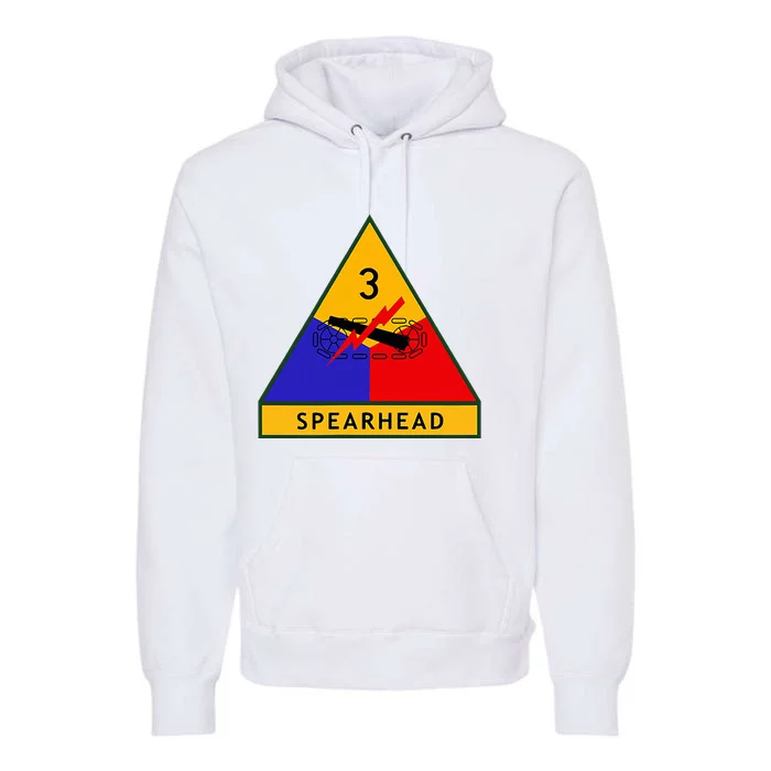 3rd Armored Division Army Wwii Spearhead Premium Hoodie