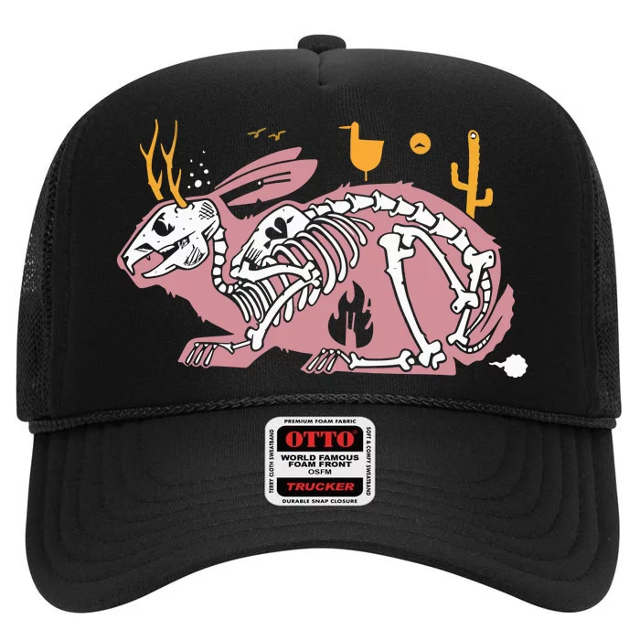 303 Boards 303 X Jeremy Fish Jackalope High Crown Mesh Trucker Hat