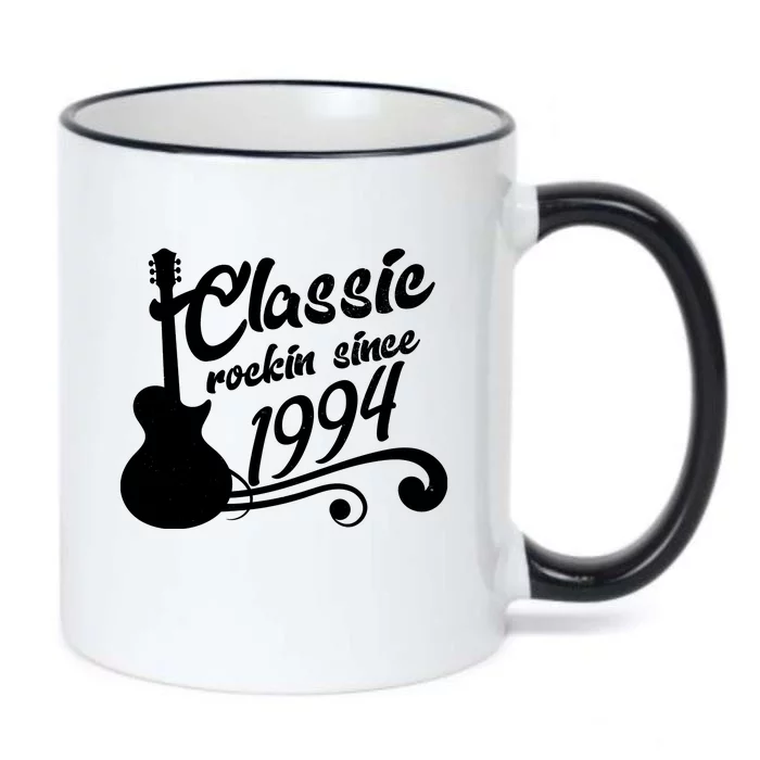 30th Birthday Classic Rockin Since 1994 Black Color Changing Mug