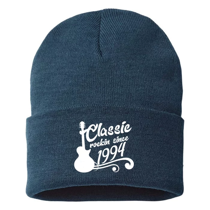 30th Birthday Classic Rockin Since 1994 Sustainable Knit Beanie