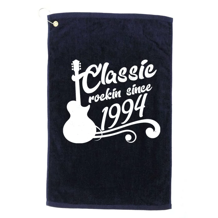 30th Birthday Classic Rockin Since 1994 Platinum Collection Golf Towel