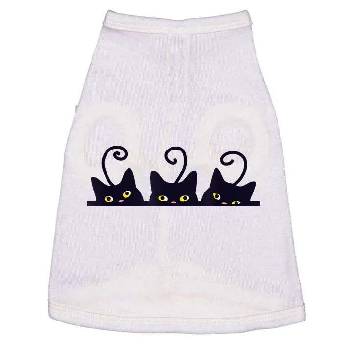 3 Black Cats Funny Cat Lovers Design Girl Boy Cat Doggie Tank