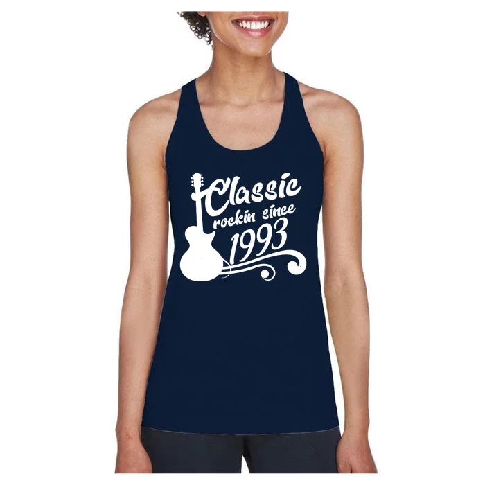 30th Birthday Classic Rockin Since 1993 Women's Racerback Tank