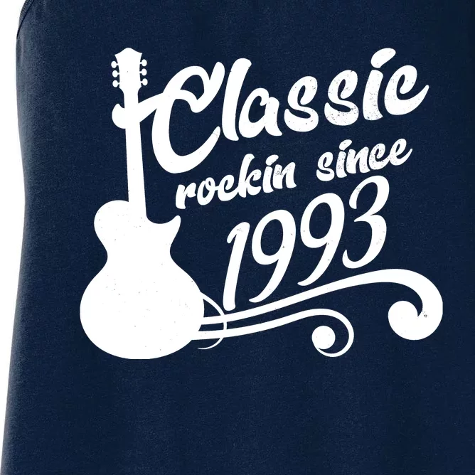 30th Birthday Classic Rockin Since 1993 Women's Racerback Tank