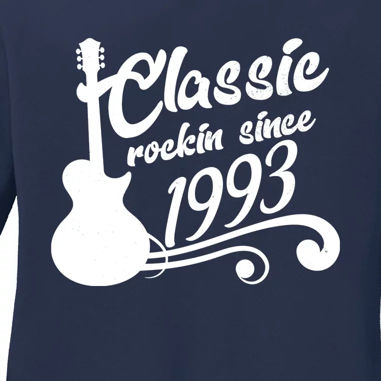 30th Birthday Classic Rockin Since 1993 Ladies Long Sleeve Shirt