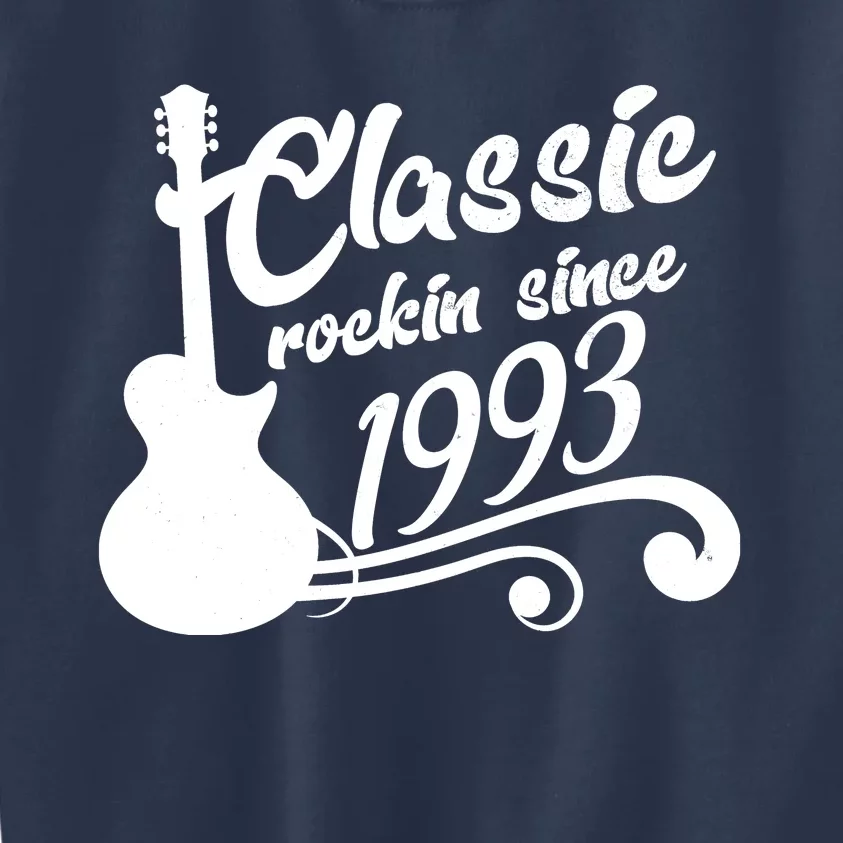 30th Birthday Classic Rockin Since 1993 Kids Sweatshirt