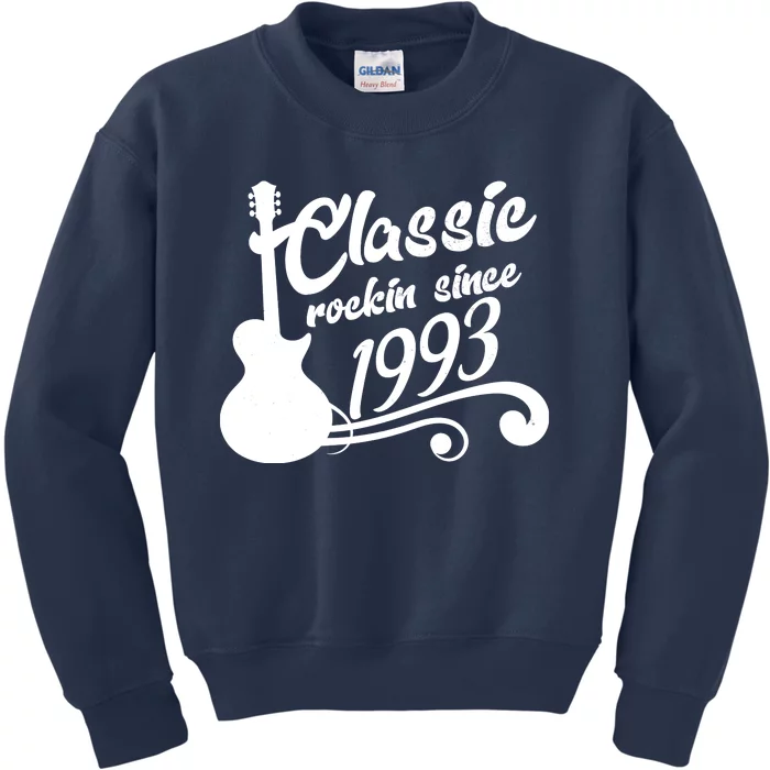 30th Birthday Classic Rockin Since 1993 Kids Sweatshirt