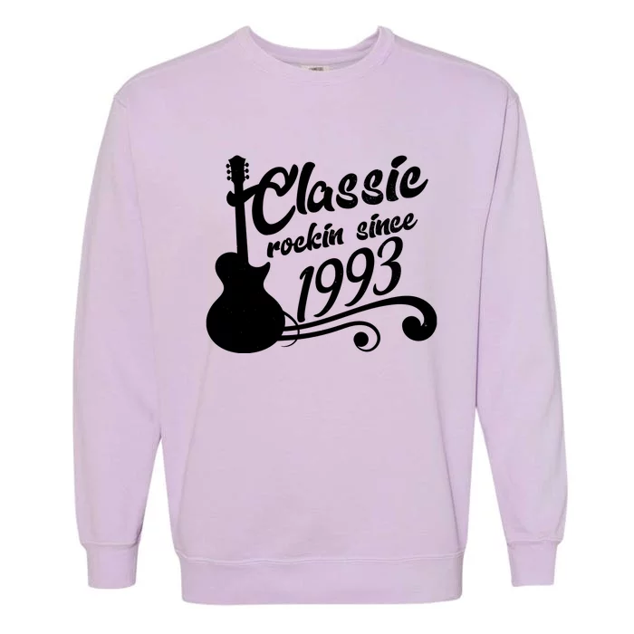 30th Birthday Classic Rockin Since 1993 Garment-Dyed Sweatshirt