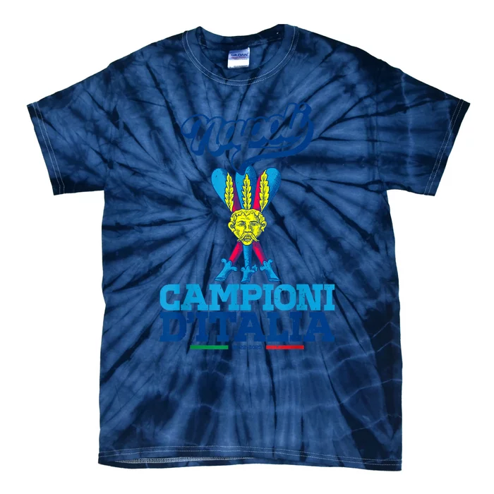 3 Bastoni Campioni DItalia Napoli Tifosi Napoletani 1926 Tie-Dye T-Shirt