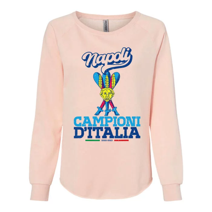 3 Bastoni Campioni d'Italia Napoli Tifosi Napoletani 1926 Womens California Wash Sweatshirt