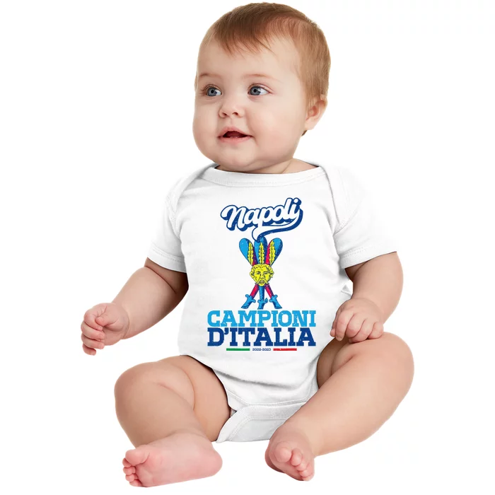 3 Bastoni Campioni d'Italia Napoli Tifosi Napoletani 1926 Baby Bodysuit