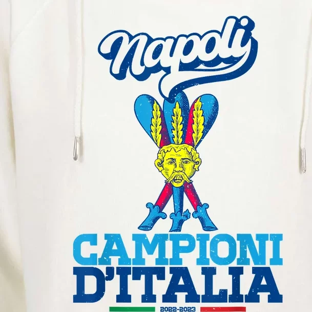 3 Bastoni Campioni DItalia Napoli Tifosi Napoletani 1926 Womens Funnel Neck Pullover Hood