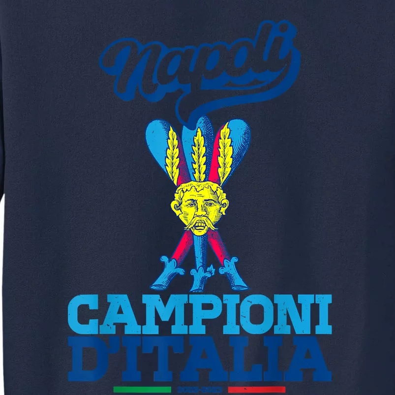 3 Bastoni Campioni DItalia Napoli Tifosi Napoletani 1926 Tall Sweatshirt