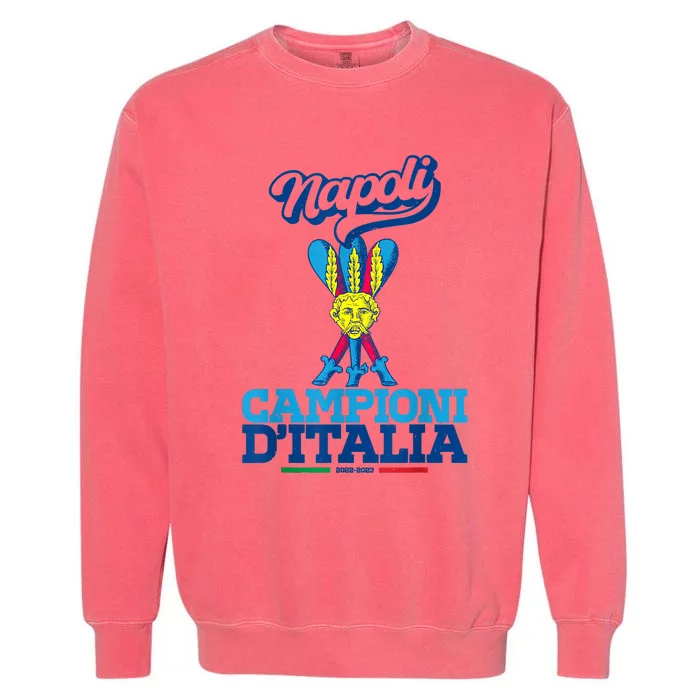 3 Bastoni Campioni DItalia Napoli Tifosi Napoletani 1926 Garment-Dyed Sweatshirt