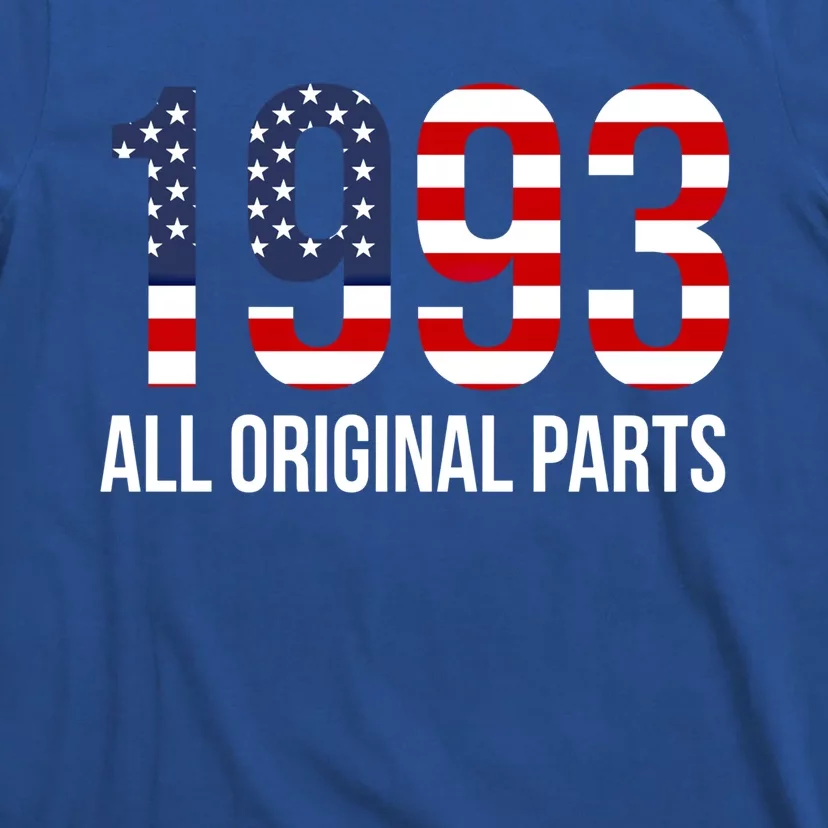 30th Birthday Design – 1993 Us America Flag Gift T-Shirt