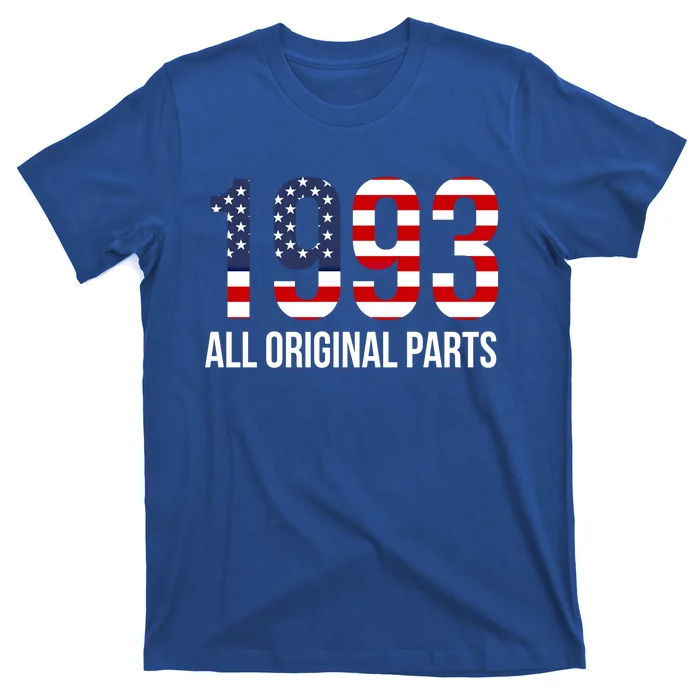 30th Birthday Design – 1993 Us America Flag Gift T-Shirt