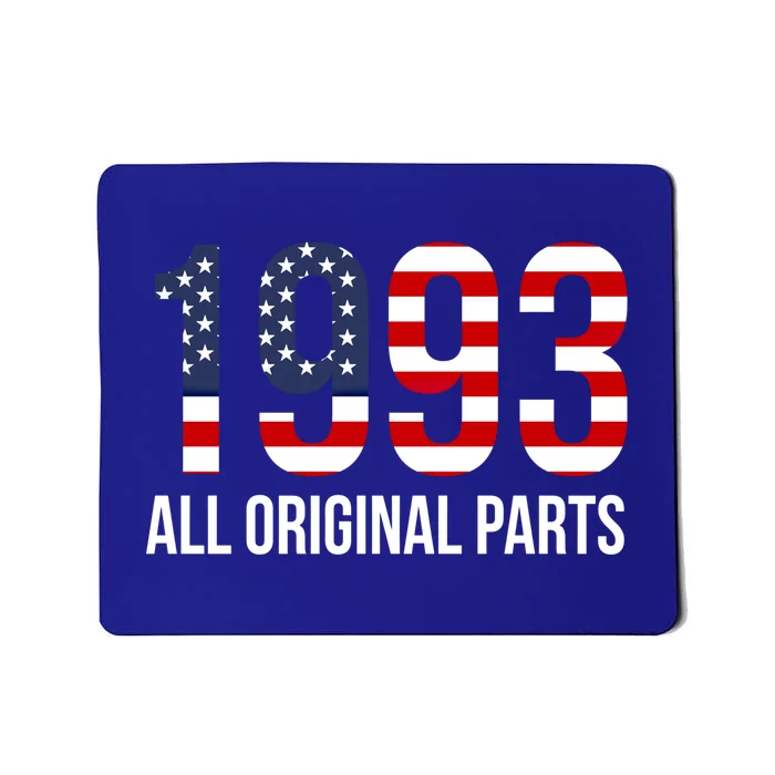 30th Birthday Design – 1993 Us America Flag Gift Mousepad