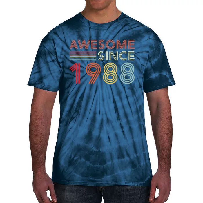 35 Birthday Decorations  Wo 1988 BDay 35th Birthday Tie-Dye T-Shirt