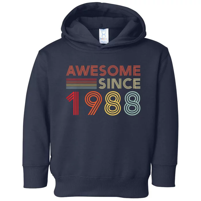 35 Birthday Decorations  Wo 1988 BDay 35th Birthday Toddler Hoodie