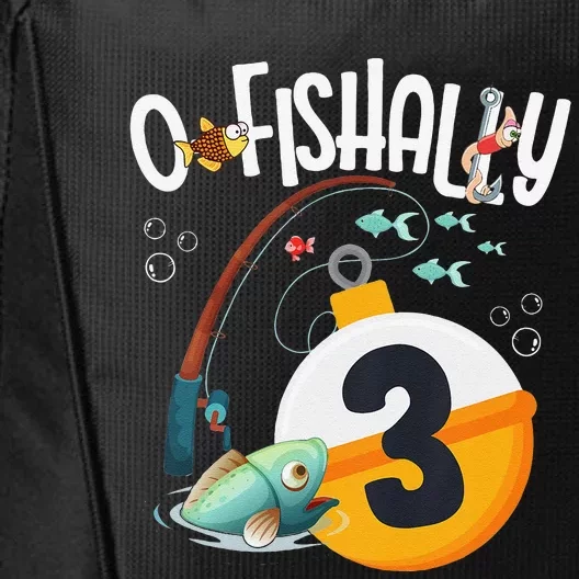 3rd Birthday Fishing Theme For And OFishally 3 City Backpack