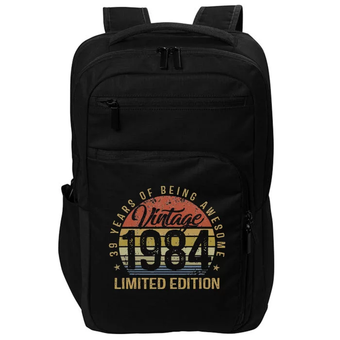 39th Birthday Gift 39 Years Old Vintage 1984 Limited Edition Impact Tech Backpack