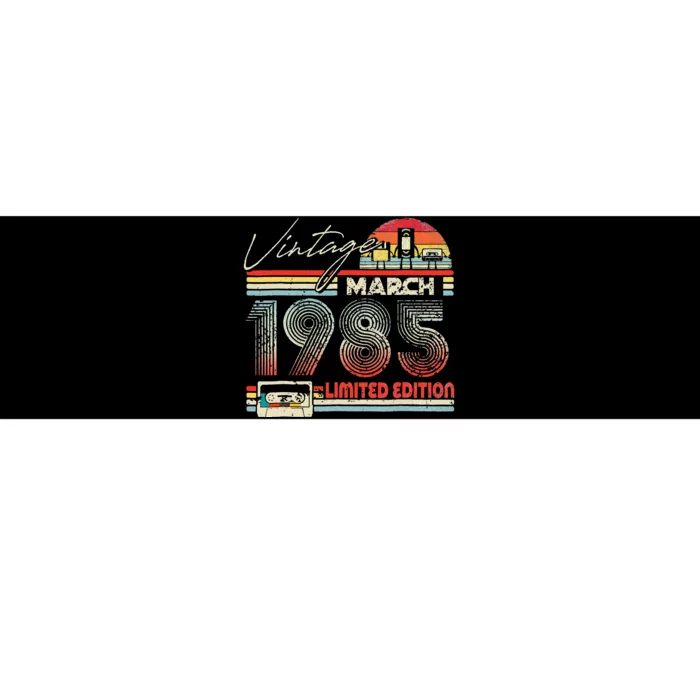 38th Birthday March 1985 Vintage Cassette Limited Edition Bumper Sticker