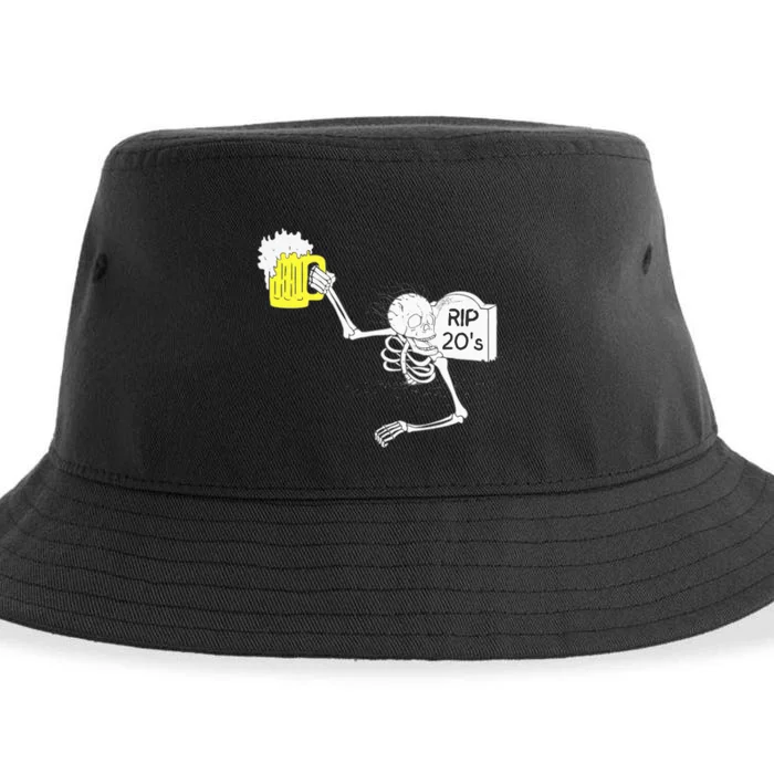 30th Birthday R.I.P. 20S Tombstone Sustainable Bucket Hat