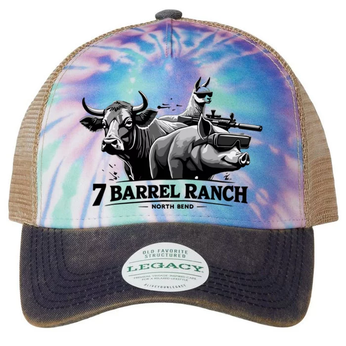 3 Barrel Ranch North Bend Legacy Tie Dye Trucker Hat